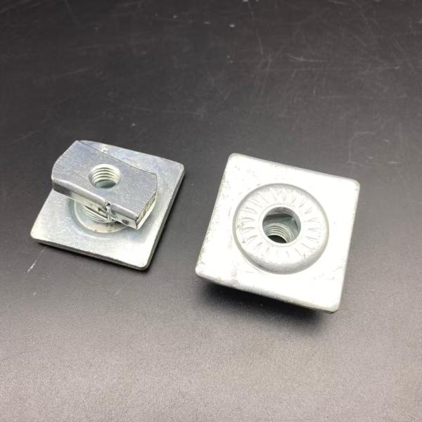 Wholesale Metal Square Flat Combo Spring Nut with Washer