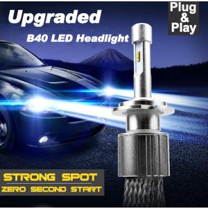 Wholesale B40 48W 5760LM Car led headlight with ZES chips--Top quality from china suppliers