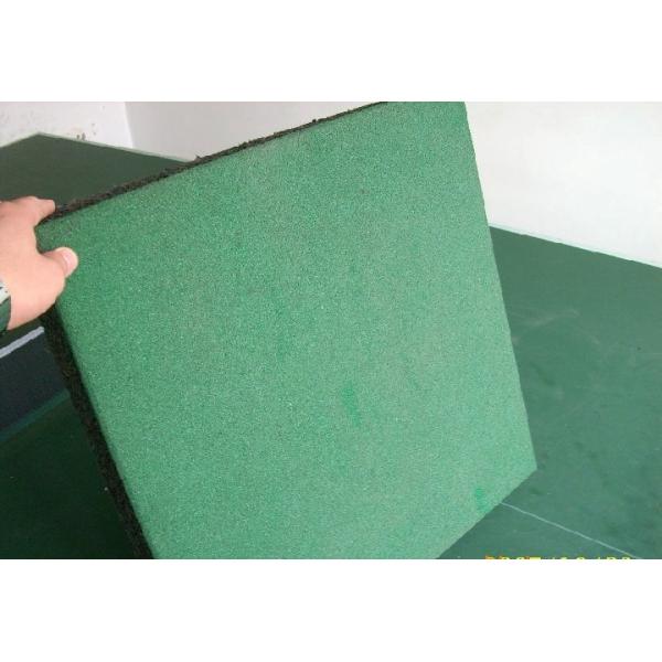 Blue Rubber Gym Flooring Tiles 500x500mm 1000x1000mm EPDM Rubber Tiles