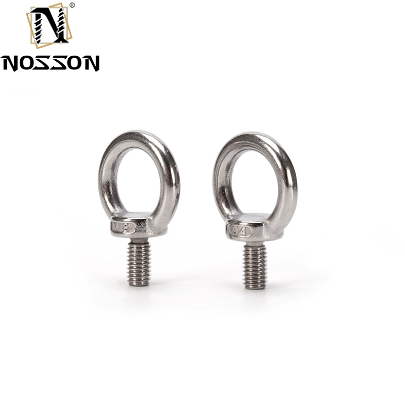 Marine Lifting Ring Screw Loop Hole Steel Eye Bolt M6 M8 M10 with DIN Standard and INCH Measurement System