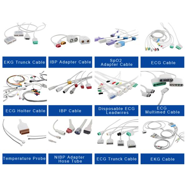 S-iemens ECG Leadwires Disposable 5 Lead ECG Cable And Leadwires
