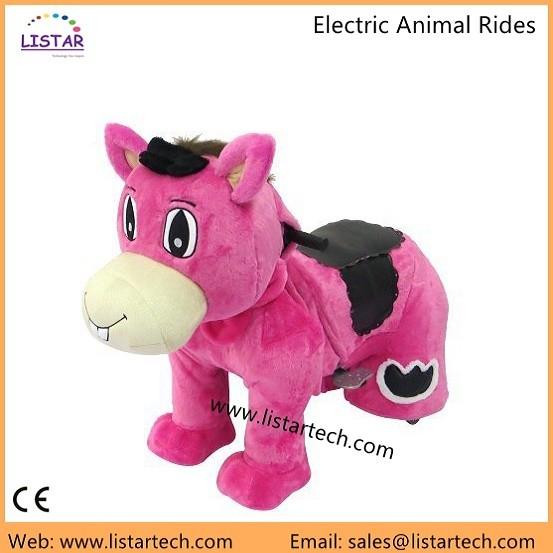 Mall Animal Riders Rent Electric Scooters, Shaped Like Animals Such as Monkeys,