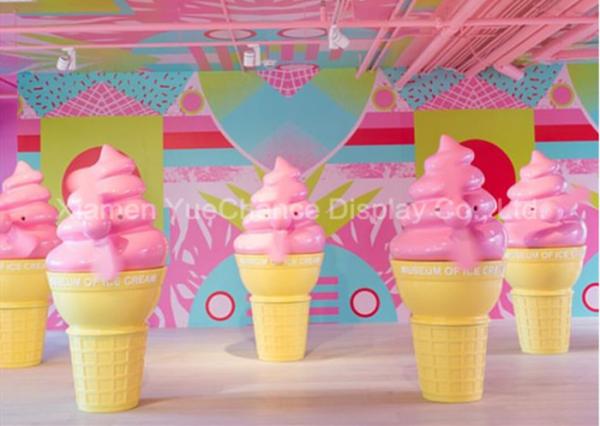 Commercial Christmas Decorations For Windows Ideas Fiberglass Ice Cream Cone In