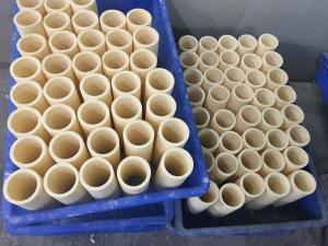 Wholesale High Purity 99 Alumina Ceramic Furnace Tube 2.5mm Shock Resistant from china suppliers