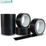 Black PVC Waterproof Self Adhesive Floor Warning Tape Acrylic Adhesive Caution