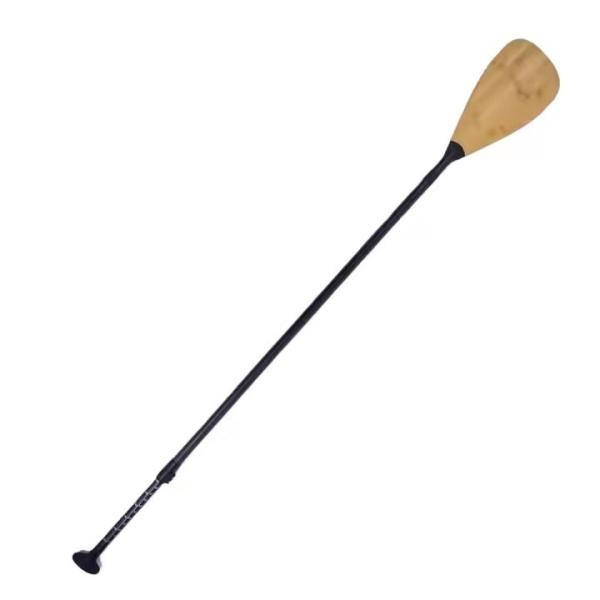 New Design Carbon Bamboo Blade Carbon Shaft SUP Surfboard Paddle Adjustable