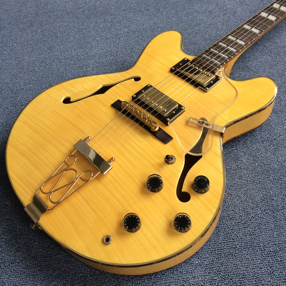 New style high quality hollow body jazz electric guitar
