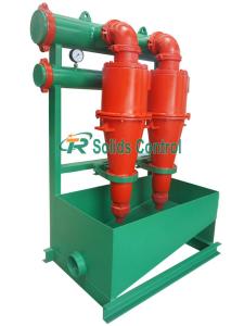 Wholesale TRZS60 Bottom Shaker Drilling Mud Desander 45um - 75um Separation Point from china suppliers