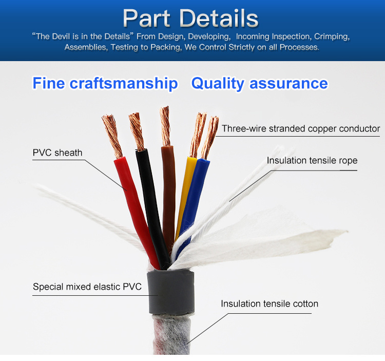 High Quality High Sales Trvv Trvvp Flexible Build Power Cable Towline Cable
