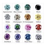 GRA Certificate Cut White Moissanite Diamond Princess Oval Pear Asscher Radiant
