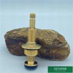 Customized CW617N Material Brass Insert Stop Valve Cartridges Top Part