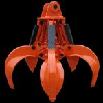 Excavator Hydraulic Rotating Orange Peel Grab 1 Year Warranty