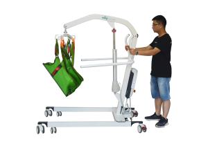 Wholesale Bariatric Electric Patient Lift Dual Controls Smooth Easy Advanced Compact Storage from china suppliers