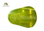 Customized Commercial Green Blow Up Water Toys / Inflatable Water Roller For