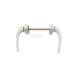 White Door Window Double Sided Handles Modern Design Aluminum Alloy Materials