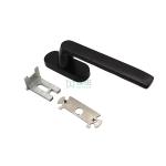 Aluminum Black Sliding Door And Window Handles Simple Style child proof