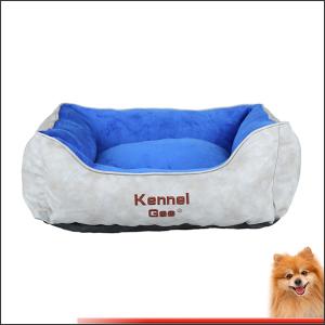 Wholesale cooling bed for dog artificial leather and short plush pp cotton pet bed china factory from china suppliers