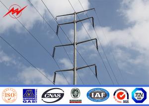 Wholesale Q345 Hot Dip Galvanized Steel Pole For Power Distribution Transmission Tower from china suppliers