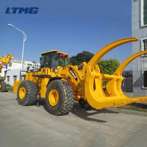 Wholesale 2200r / Min Hydraulic Wheel Loader Log Grapple Loader 15 Ton In Lumber Mill from china suppliers