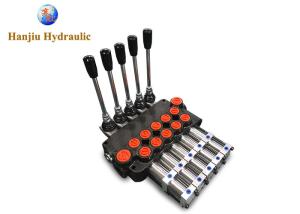 Wholesale Hydraulic Monoblock Control Valve 80 Liters 31.5mpa 5 Banks Manual Control With Pneumatic Control from china suppliers