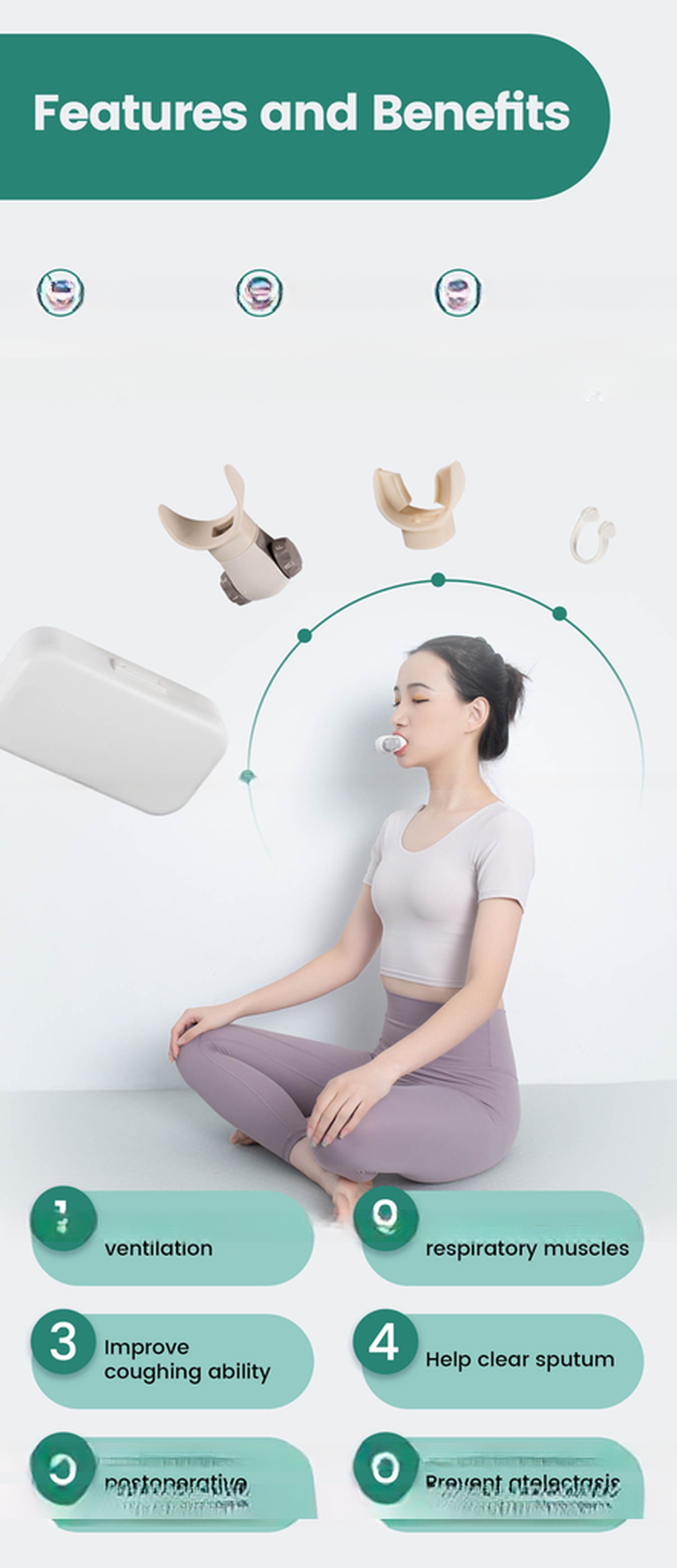 Adjustable Resistance Breathing Trainer for Boosting Lung Capacity and Muscle Endurance