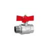 Buy cheap Virgin Ptfe Seat Brass Ball Valve with -20C 180C Working Temperature and ISO-228 from wholesalers