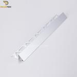12mm Triangle Shape Aluminium Tile Trim Chrome Silver Color
