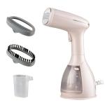 Yellow Travel Portable Handheld Clothes Garment Steamer Support No