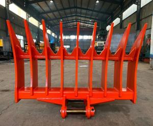 Wholesale 1-40 Ton Excavator Root Rake Q355B Material 6 Month Warranty from china suppliers