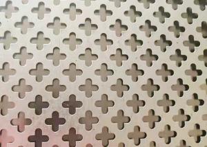 Wholesale 36inch width 96inch length Perforated Metal Panel Facade Four Leaf Hole from china suppliers
