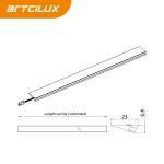 A230A Cabinet Silver Aluminum Lighting Easy Installation For Bedroom