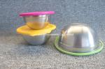 6pcs kitchen mixing bowl set big capacity stainless steel salad baking bowl high