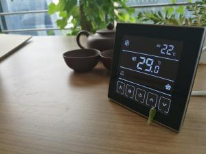 Wholesale LCD Digital Fcu Thermostat Fan Coil Unit Thermostat 3 Speed Mirror Screen from china suppliers