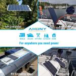 Mono Semi Rigid Marine 100w Solar Module Saltwater Proof 12V Pv Battery Charger