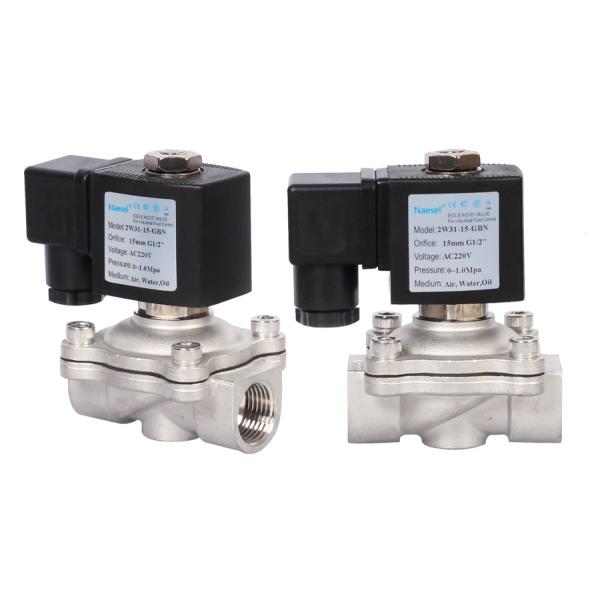 General 2 / 2 Way Pilot Operated Diaphragm Valve , 2W Solenoid Pressure Control Valve
