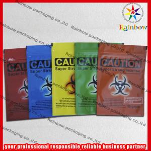 Wholesale Herbal Incense Zip Plastic Bags Durable With Three Side Sealed from china suppliers