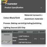 Postmodern Luxury Pendant Light – Ironwork Chandelier for Restaurant , Bar ,