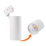 White LED Track Light Fixtures 3000K/4000K/6000K Color Temperature IP20 Rated