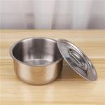 Low Moq 3 Pcs 5 Pcs Kitchen Stainless Steel 410 Soup Stock Pot Set Large
