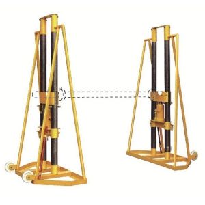 China 15T - 20T Cable Handling Equipment / Cable Drum Hydraulic Reel stand on sale