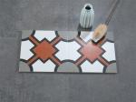 Encaustic 200x200mm Floor Ceramic Rustic Tiles For Bathroom And antibacterial