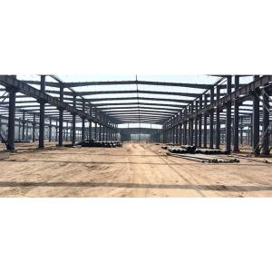 Wholesale Large Space Frame Structure Building Warehouse Workshop Steel Structure Fire Resistant from china suppliers