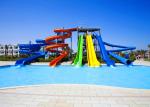 Amusement Park Spiral Water Slide , Giant Water Slide Applied Residential Area