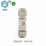 High Pressure 1/8" 1/4" 3/8" Stainless Steel Non Return Valve