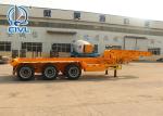 Semi Truck Trailer Semi Trailer Trucks SINOTRUK SHMC9400CCY1 Skelete Container