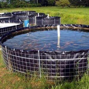 Wholesale 0.75mm 1.0mm HDPE Geomembrane Pond Liner for Biofloc Tank Customizable and Waterproof from china suppliers