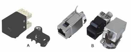 Cat.5e and Cat.6 RJ45 Keystone Jack Modules with Tool-less Type for Structured Cabling