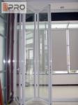 Morden Aluminum Double Glazed Folding Exterior Doors For Apartment