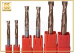 Flat Bottomed Carbide Milling Cutter , ISO9001 Two Edged End Mill Cutter