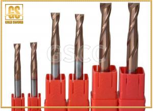 China Flat Bottomed Carbide Milling Cutter , ISO9001 Two Edged End Mill Cutter on sale